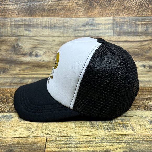 New Orleans Saints Mens Trucker Hat Black Snapback 1970s Logo Football Cap - Picture 4 of 8